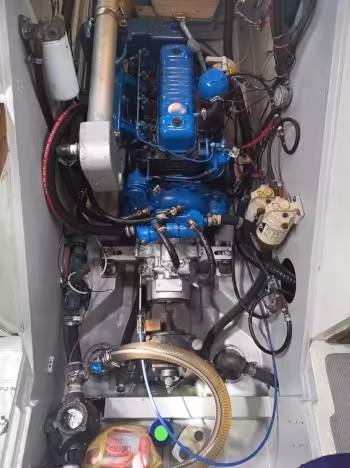 Perkins inboard diesel engine