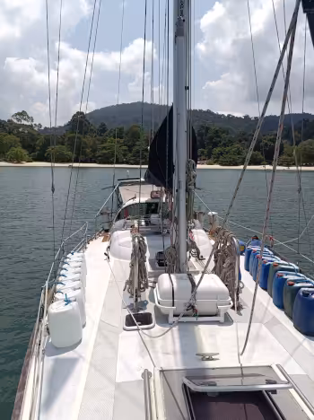 water and fuel storage on deck