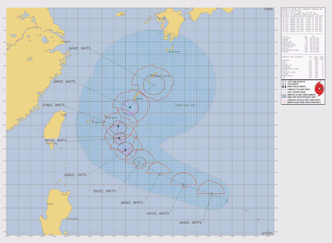 latest position and track of Queenie / Surigae 25W